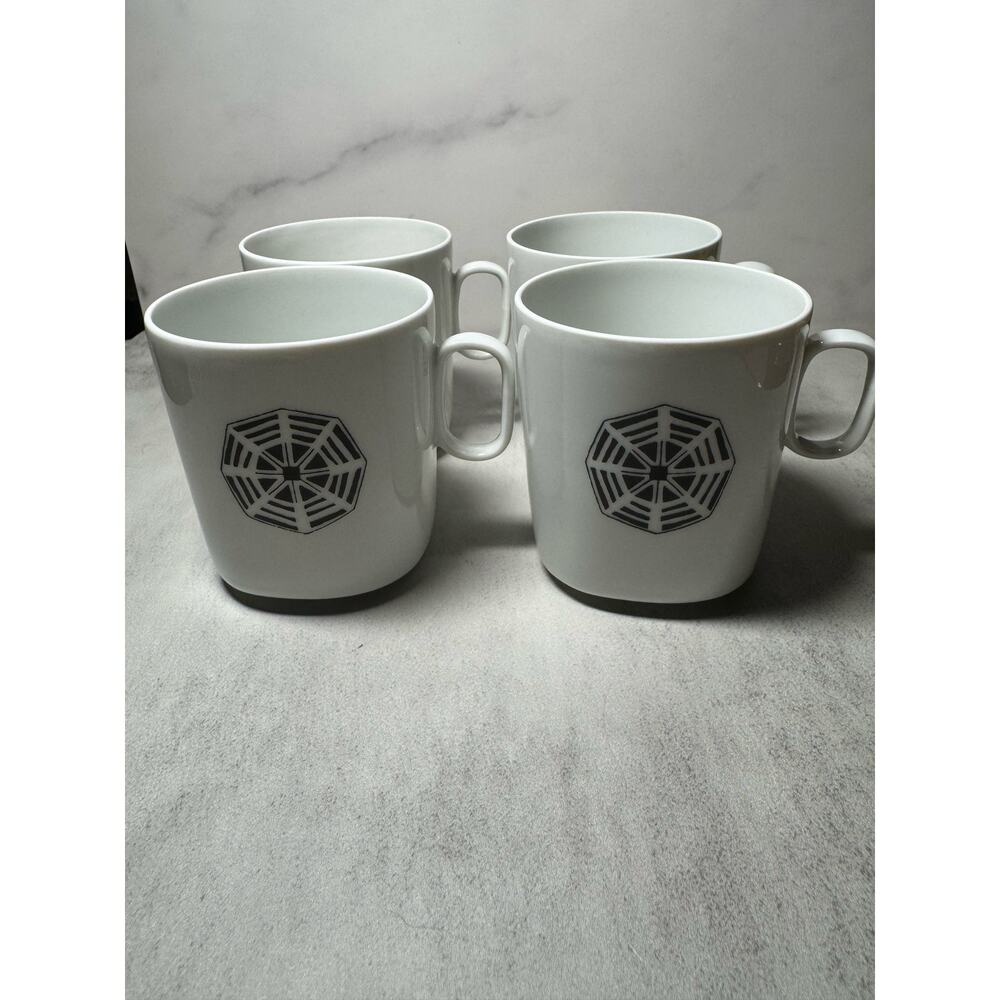 Block Langenthal Switzerland Transition Octagon Tea Coffee Cup Set x4